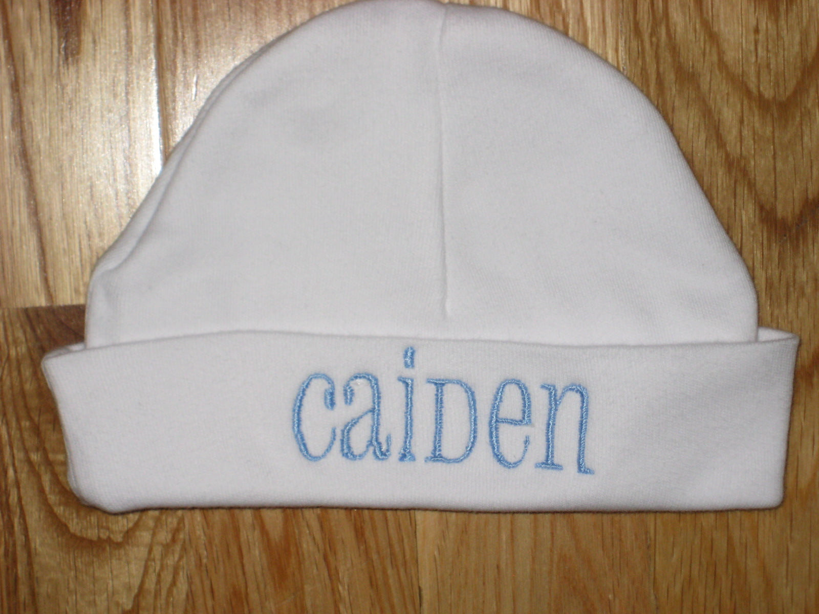 Personalized, Embroidered Newborn Hat