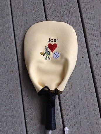 Personalized Embroidered Pickleball Cover
